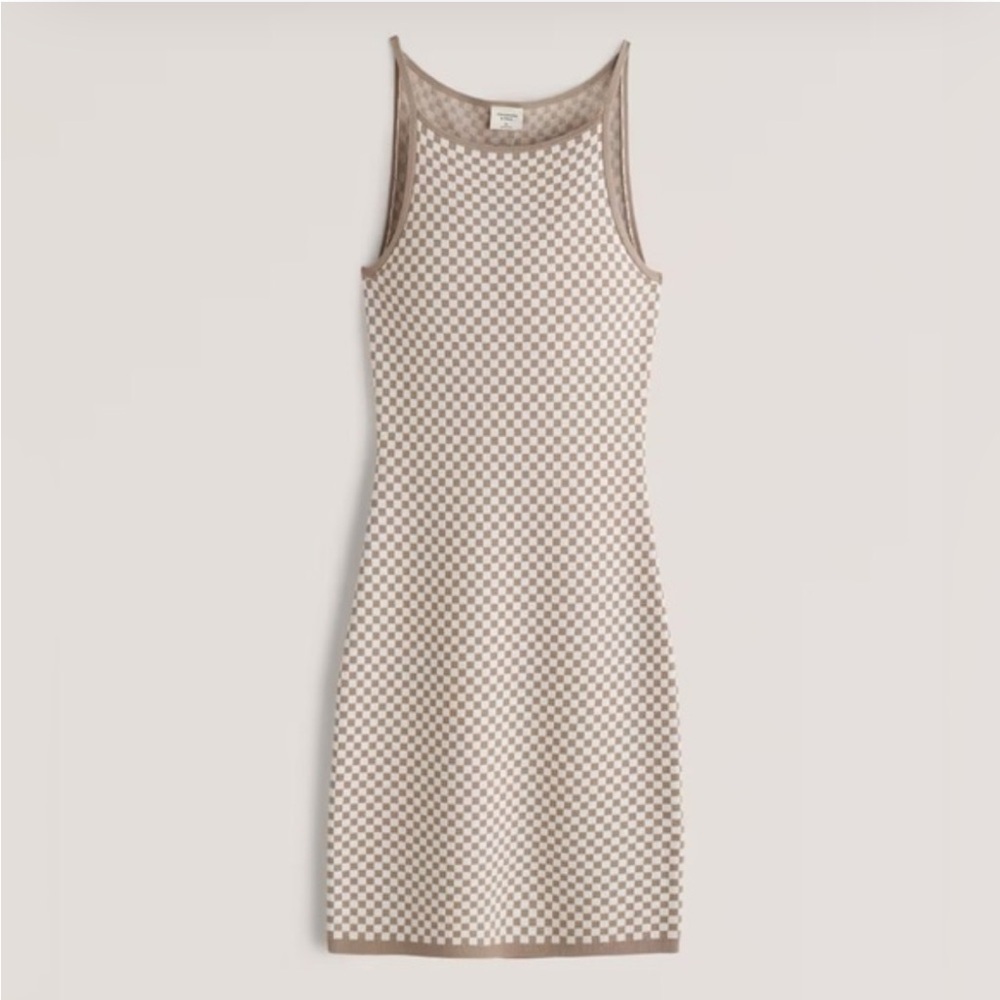 NWT Abercrombie & Fitch Jacquard Sweater Dress Mini Medium Tall​​​​